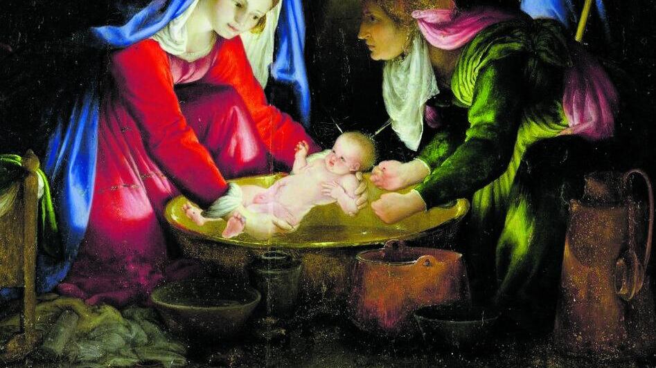 Lorenzo Lotto fa il bagnetto a Gesù