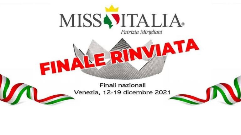 Due casi di Covid a Miss Italia: salta l'elezione della più bella d'Italia