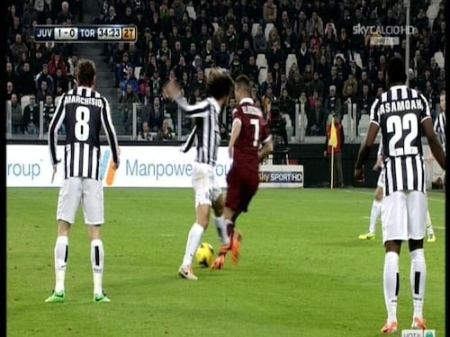 Ventura: "Era rigore": Conte: "Sì, ci stava". E Buffon: "Bravo arbitro"