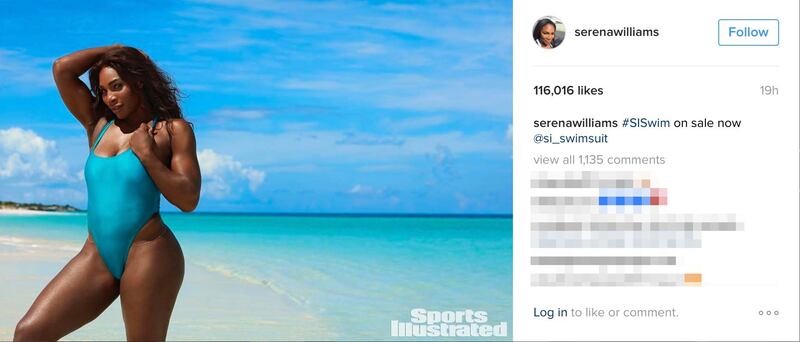 Serena Williams hot su Sports Illustrated 2