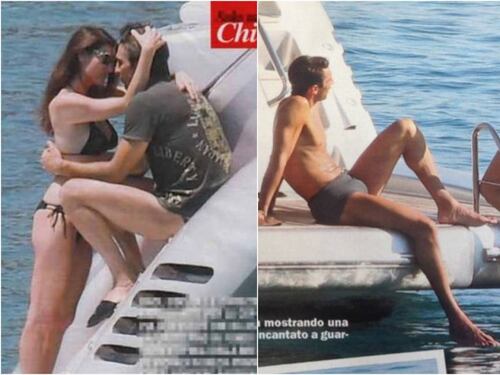 D'Amico e Buffon paparazzati in Grecia