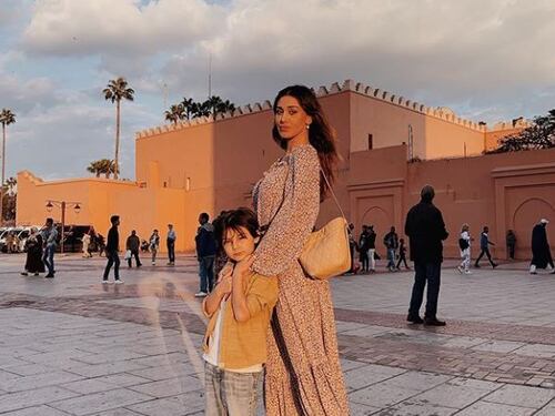 Belen Rodriguez e Stefano De Martino "sognatori" in uno shooting