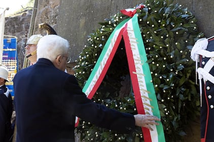 75 anni fa l'eccidio delle Fosse Ardeatine: la commemorazione 5