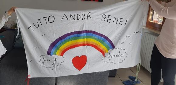 "Andrà tutto bene", il messaggio di speranza dei bimbi italiani 10
