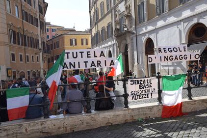 La manifestazione delle forze dell'ordine 1