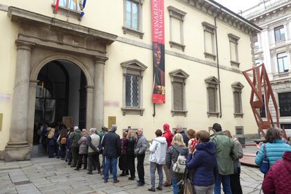 Grande affluenza alla Pinacoteca Ambrosiana  di Milano  3
