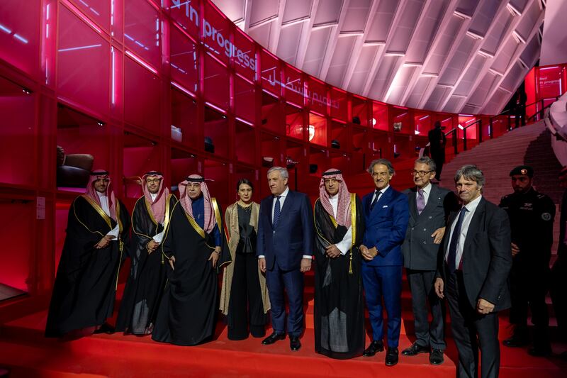 Inaugurazione evento Salone del Mobile a Riad