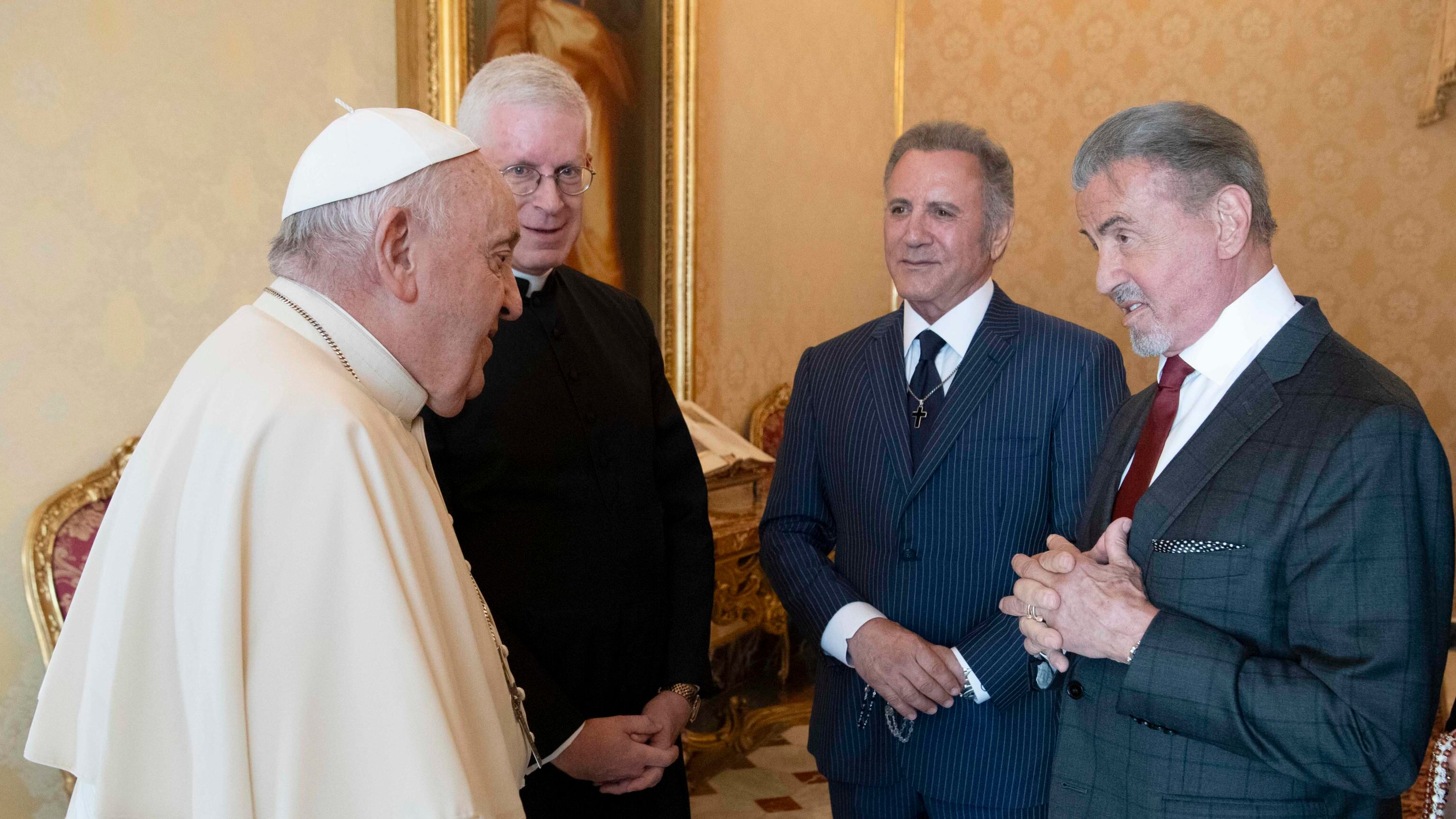Papa, pugni con Rocky. "Cresciuto coi suoi film"