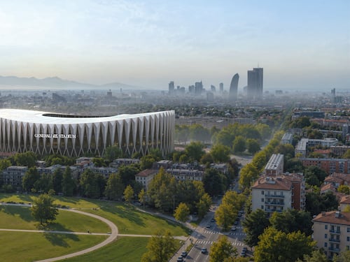 Svelato il progetto del nuovo stadio di Inter e Milan: sarà ovale e si chiamerà “Generali Stadium”