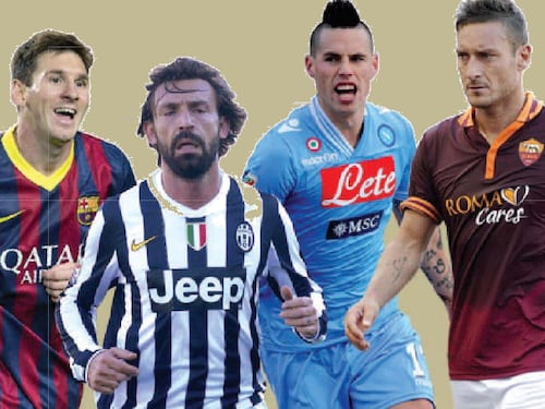 Messi, Pirlo, Hamsik e Totti quando il genio spegne la luce