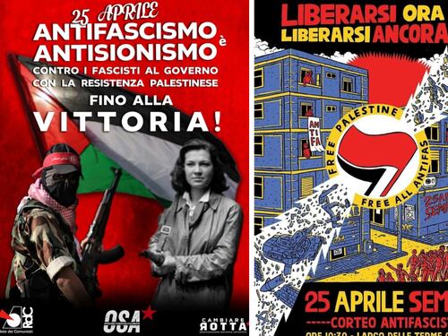 I partigiani palestinesi e il governo Meloni da "liberare": le mani della sinistra sul 25 aprile