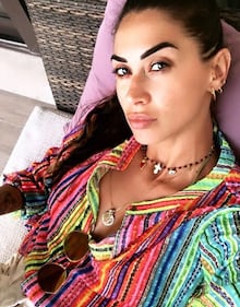 Melissa Satta, bagno sexy su Instagram 2