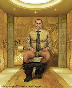 L'artista italiana che ritrae i leader mondiali alla toilet 6