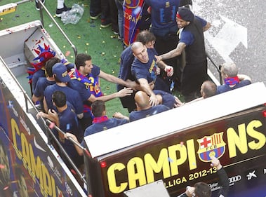 Ecco i festeggiamenti dei grandi club europei di calcio 15