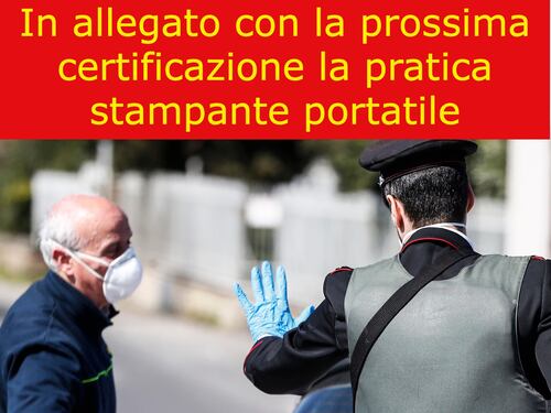 La satira del giorno: arriva una nuova autocertificazione