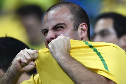 La disperazione dei tifosi brasiliani 22