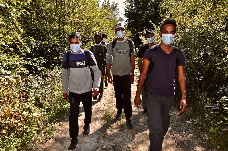 I migranti sulla rotta balcanica 8