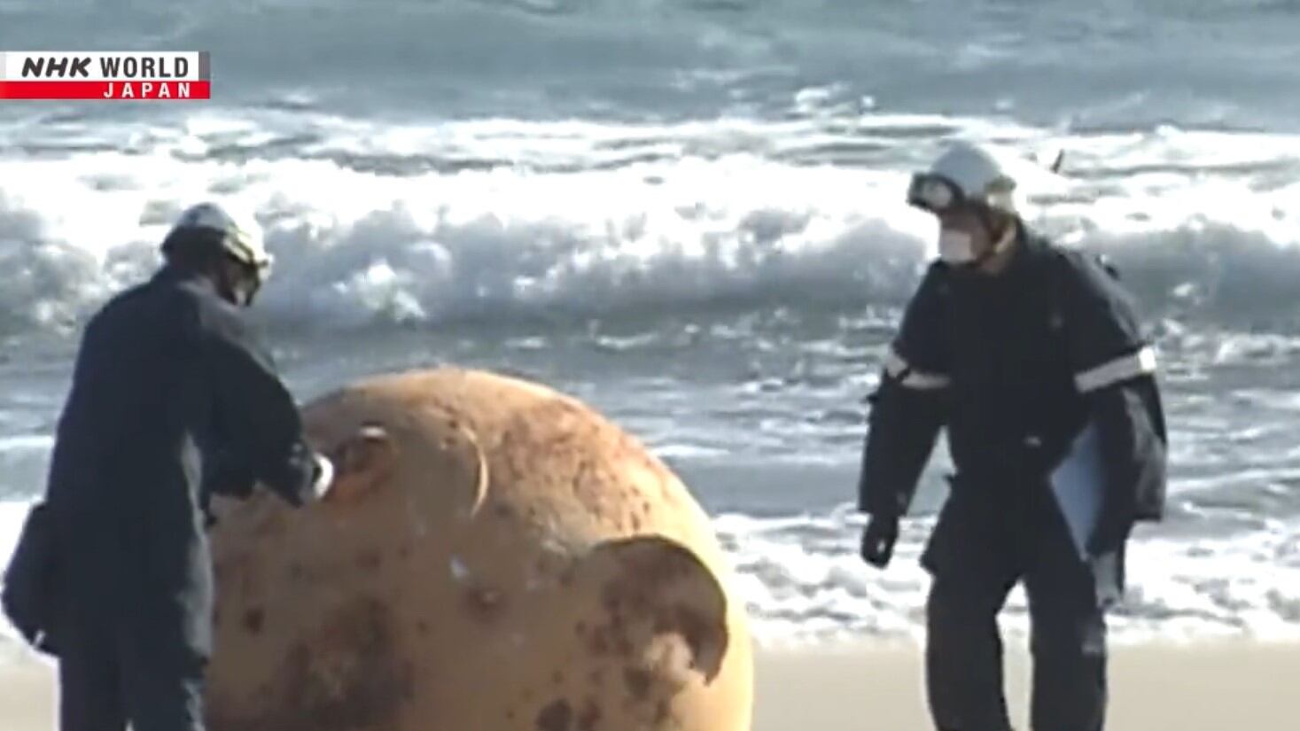 "È Dragonball". Mistero in Giappone per la sfera di metallo emersa dal mare