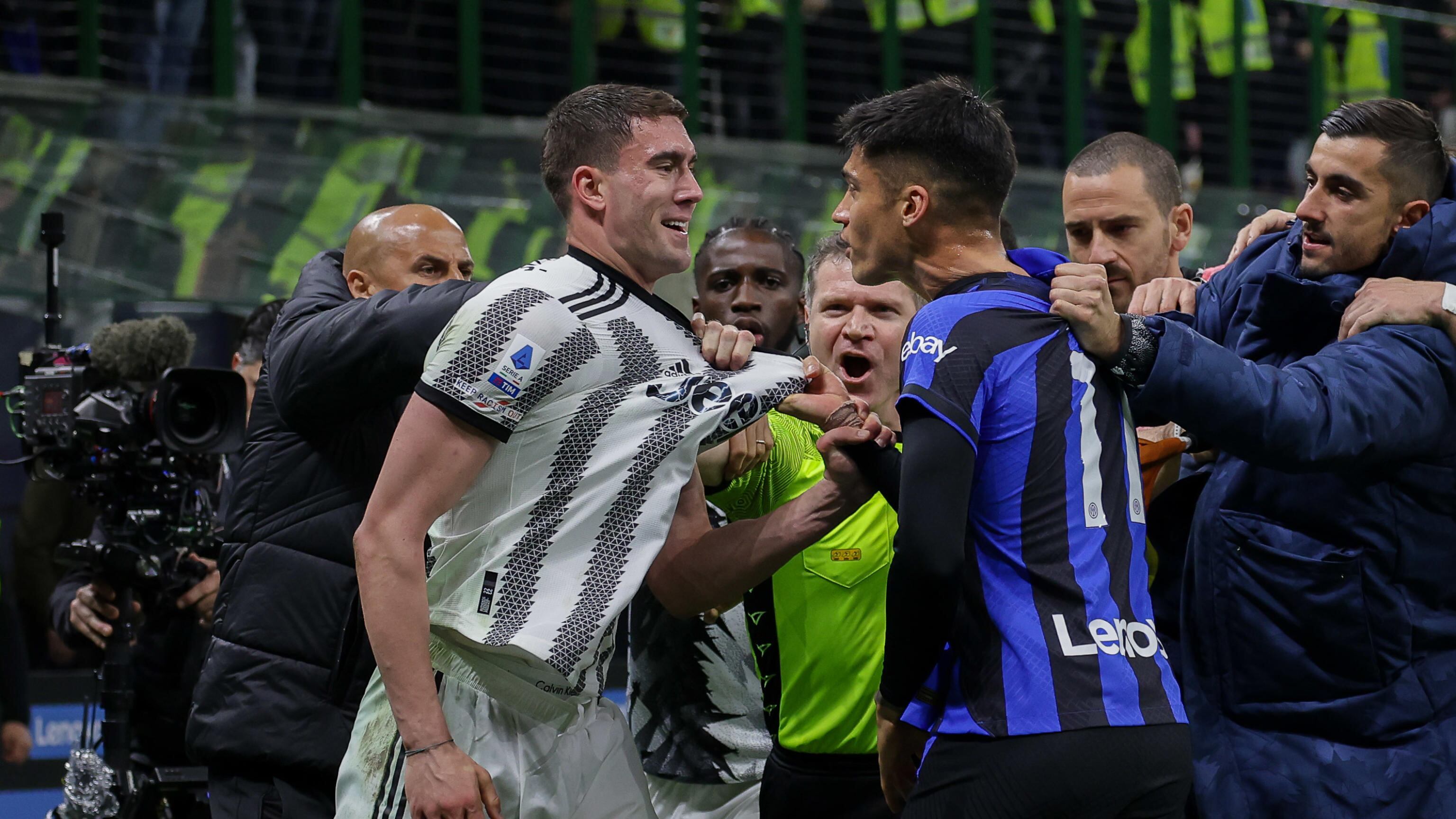 Inter-Juve finisce in rissa: cosa è successo alla fine della partita