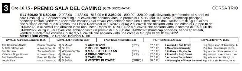 Premio Sala del Camino 4/23
