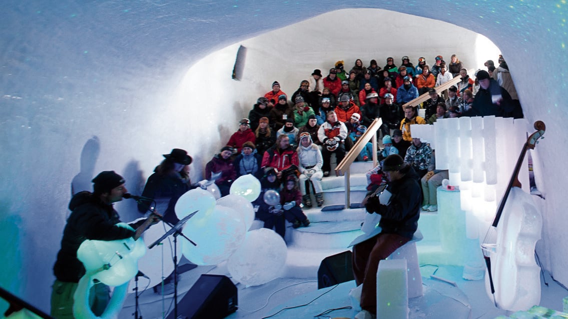 Concerti da "brivido" con strumenti di ghiaccio