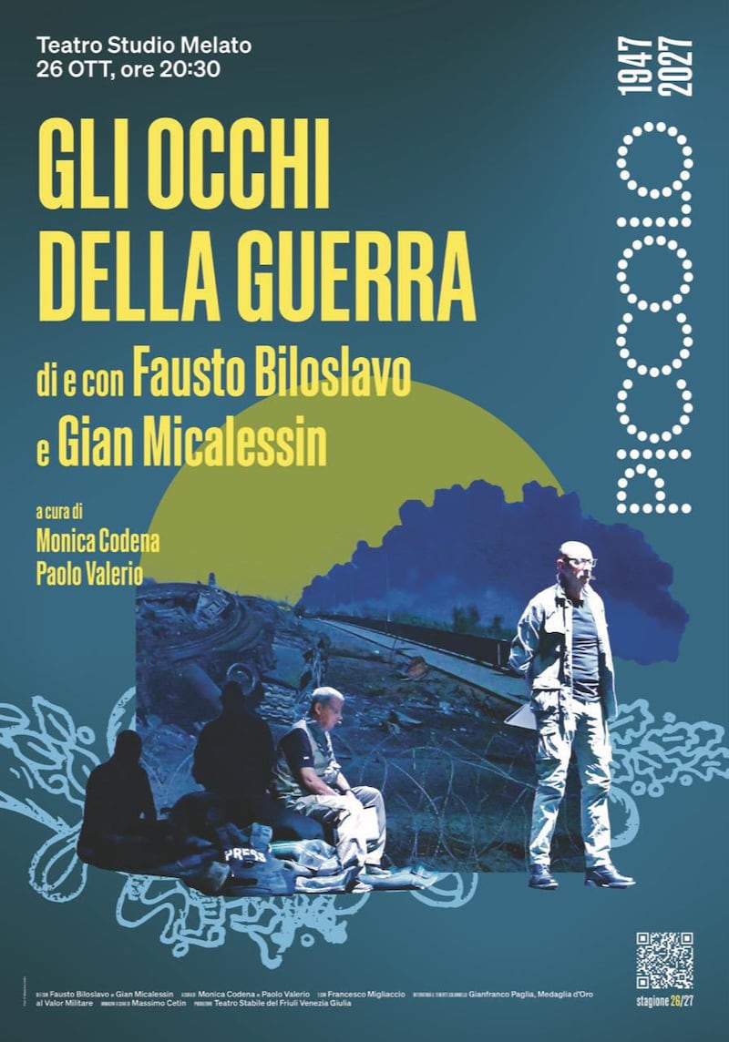 Gli occhi della guerra a teatro