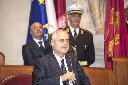 La Lazio ricevuta al Campidoglio: i biancocelesti festeggiano la Coppa Italia 5
