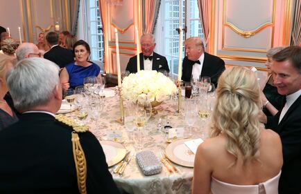 il Presidente Trump e la cena di gala alla Winfield House 7