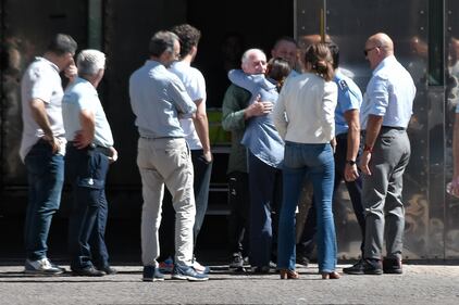 Marcello Dell'Utri esce dal carcere di Rebibbia 12