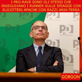 La satira del giorno. No Rave No Party 1