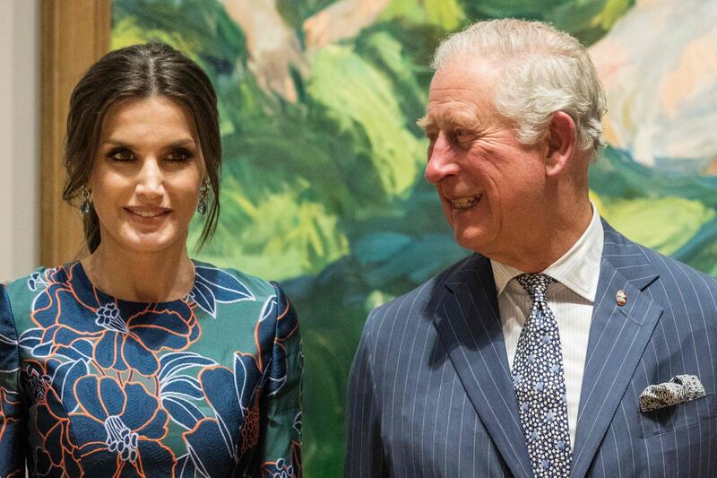 Il Principe Carlo: mostra alla National Gallery con Letizia di Spagna  3
