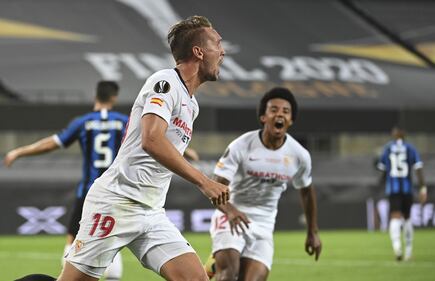 Le immagini della finale di Europa League amara per l'Inter 9