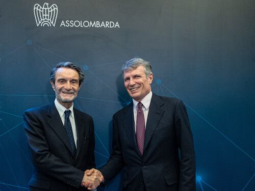 Fontana rassicura gli imprenditori Assolombarda. "Finiremo tutte le opere in vista delle Olimpiadi"
