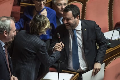 Caso Gregoretti, Salvini parla al Senato 7