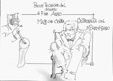 La vignetta del giorno: prove tecniche di discorso di fine anno 1