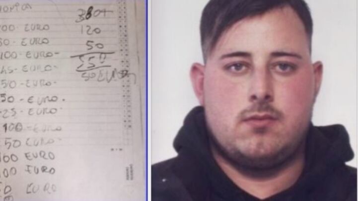 In arresto il pusher di marijuana: annotava la contabilità in un bigliettino