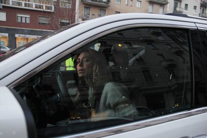 Belen Rodriguez bloccata dai forconi 1
