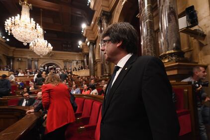 Le fasi del discorso sull'indipendenza di Puigdemont 8