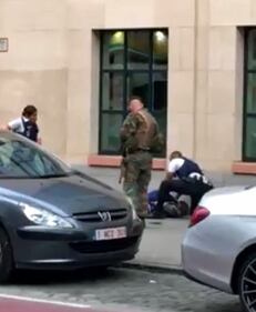 Attacco col coltello nel centro di Bruxelles 7