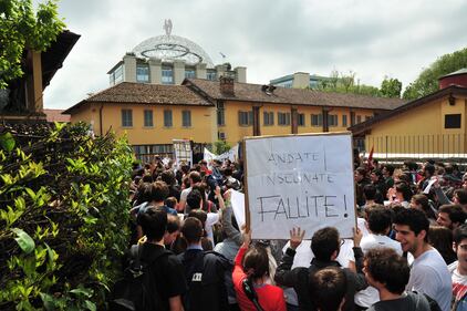 Università San Raffaele, occupazione degli studenti 4