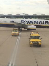 Scontro fra aerei Ryanair a Stansted 3
