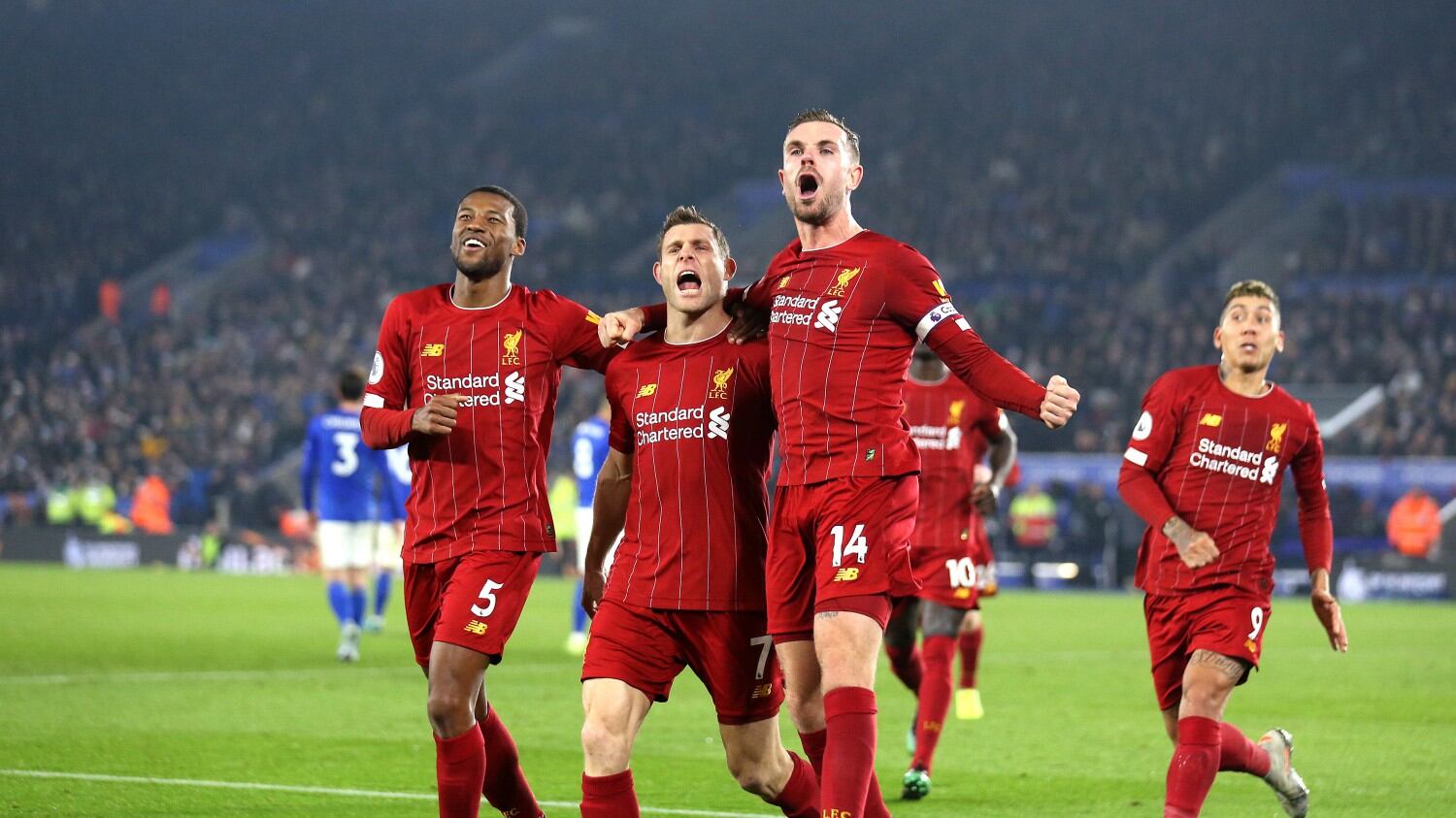 Liverpool straccia il Leicester secondo, il titolo è a un passo