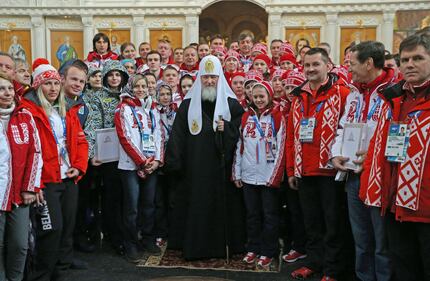 Russia, gli atleti ortodossi ricevono la benedizione del patriarca Kirill 4