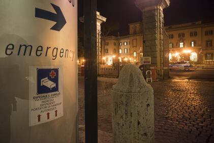 L'ospedale San Camillo di Roma dove è ricoverato Napolitano 12