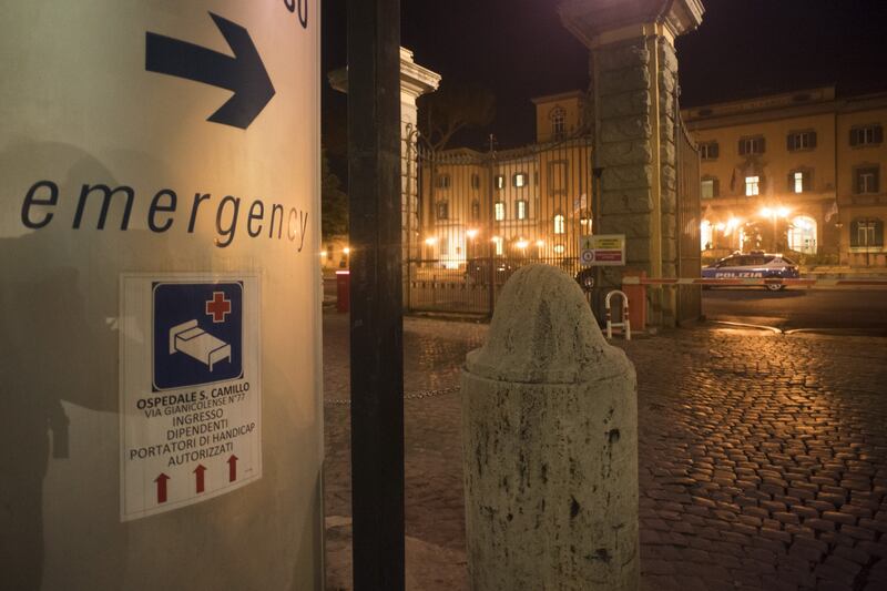 L'ospedale San Camillo di Roma dove è ricoverato Napolitano 12