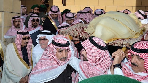 I funerali di Abdallah dell'Arabia Saudita 3