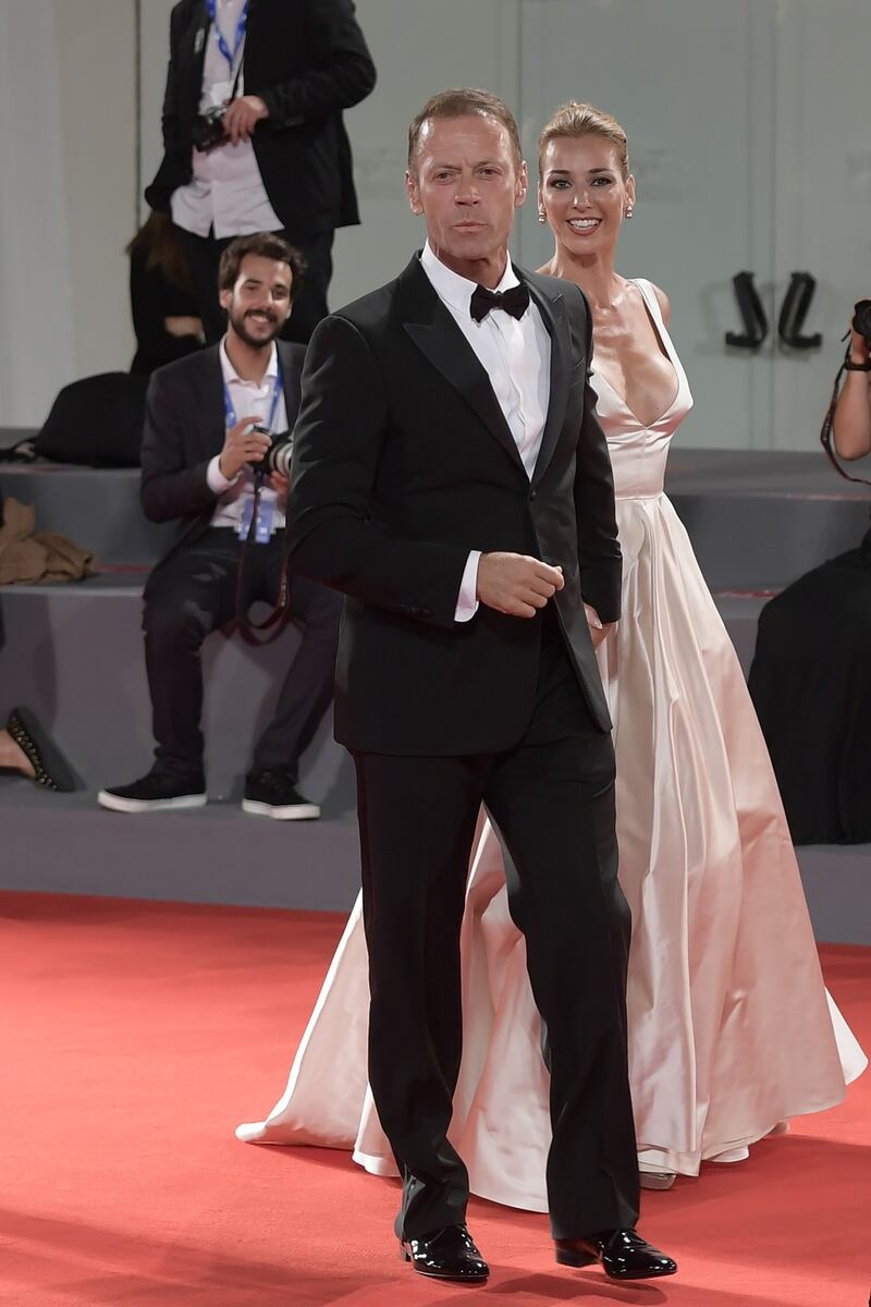 Rocco Siffredi e famiglia alla Mostra del Cinema di Venezia 33