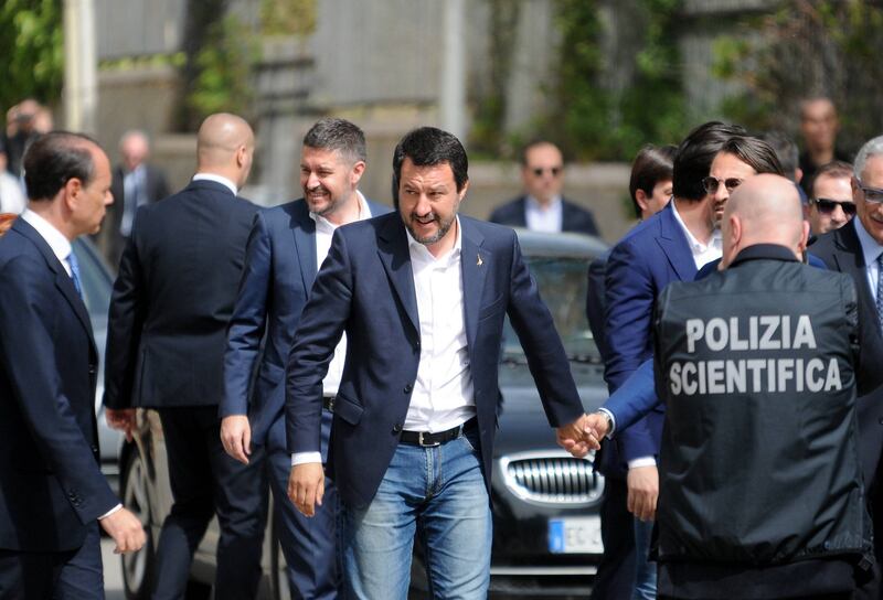 Matteo Salvini inaugura il nuovo commissariato di polizia di Corleone 11