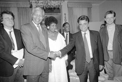1990, Mandela in visita a Roma 6