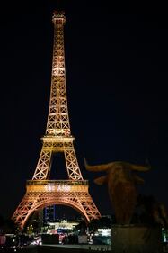 La Tour Eifell si colora per i suoi 130 anni 7